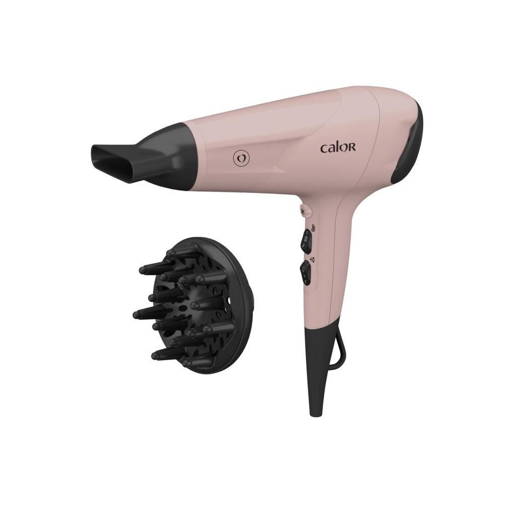 CALOR Studio Dry Seche-cheveux , Séchage tres rapide, Moteur de 2 100