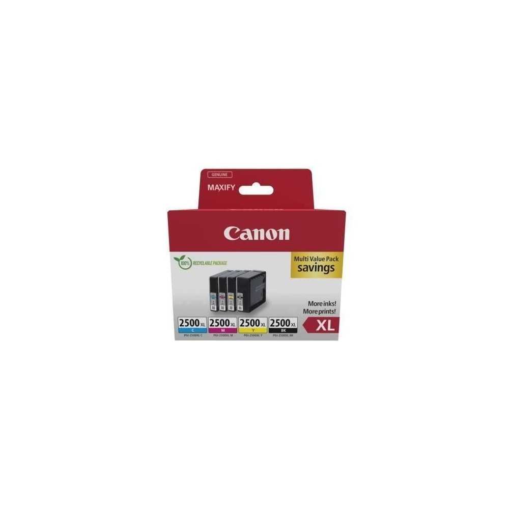 Multipack cartouches d'encre - CANON - PGI-2500XL Noir/Cyan/Magenta/Ja