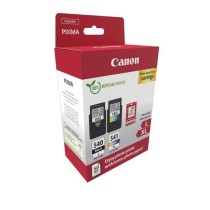 Pack de 2 cartouches d'encre + pack papiers photo - CANON - PG-540L No