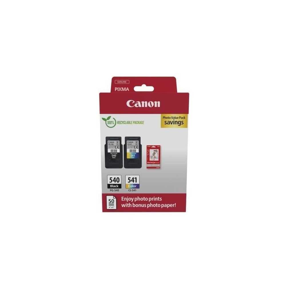 Pack de 2 cartouches d'encre + pack papiers photo - CANON - PG-540 Noi