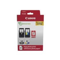 Pack de 2 cartouches d'encre + pack papiers photo - CANON - PG-560 Noi