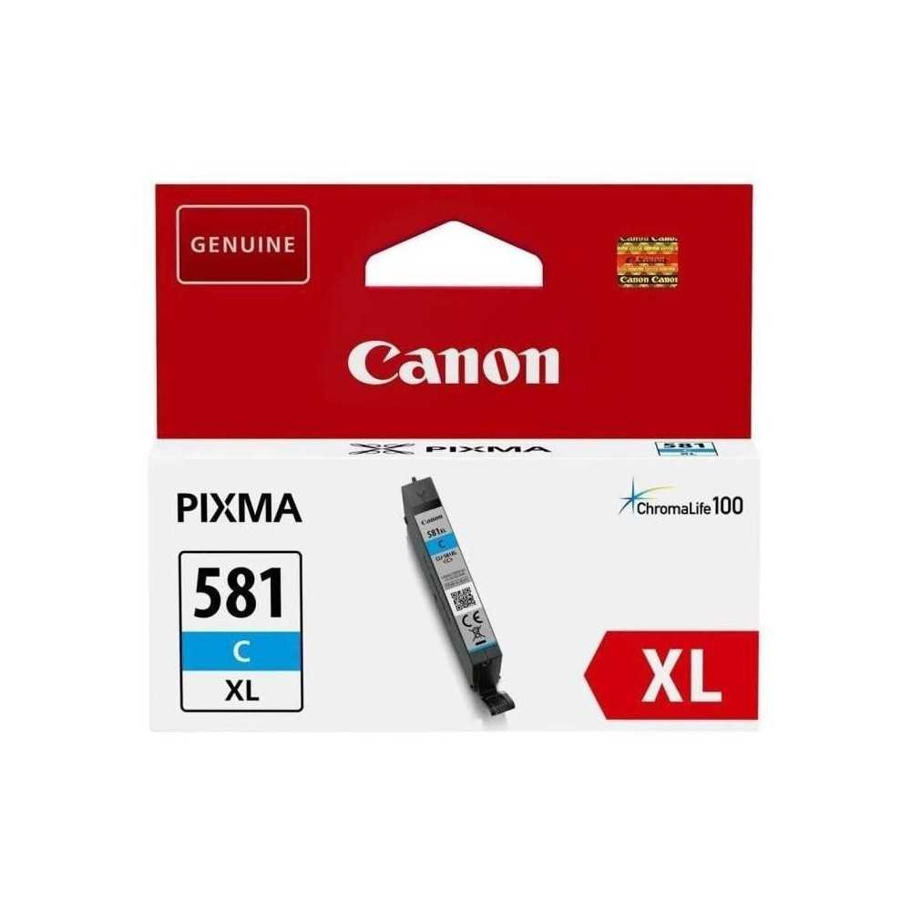 CANON Cartouche d'encre CLI-581C XL grande capacité Cyan (CLI581XL)