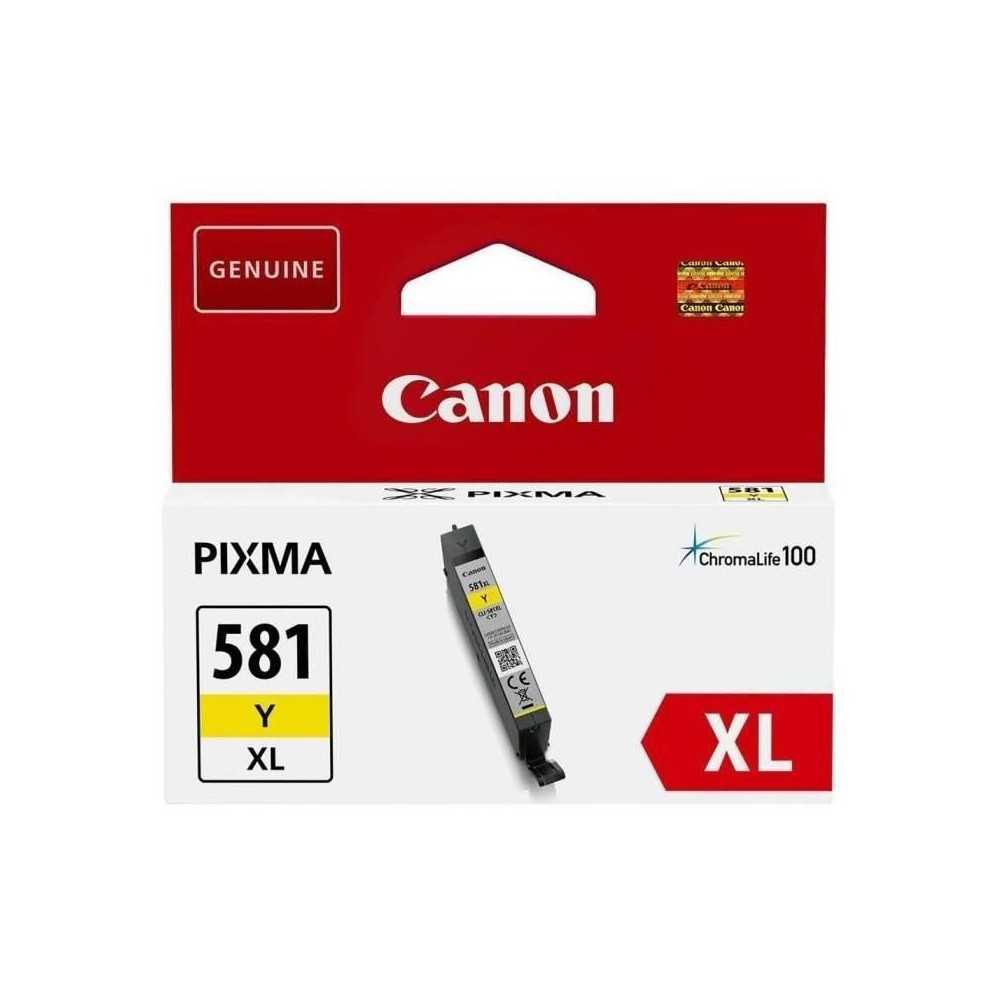 CANON Cartouche d'encre CLI-581Y XL grande capacité Jaune (CLI581XL)