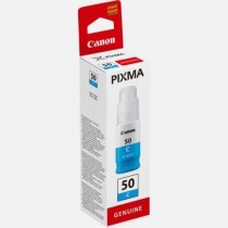 Bouteille d'encre - CANON - GI-50C - Cyan - Compatibilité PIXMA MegaT