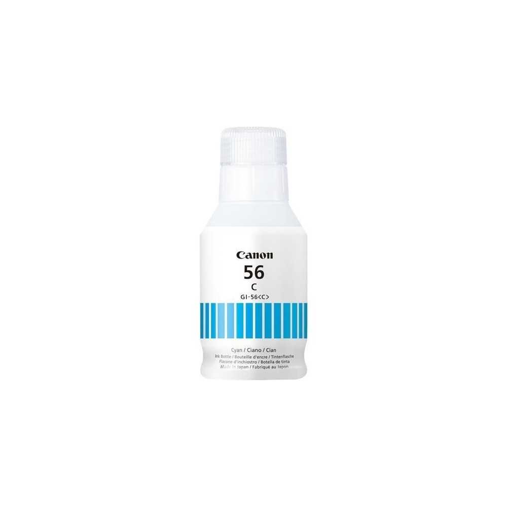 Bouteille d'encre - CANON - GI-56BK - Cyan - Compatibilité MAXIFY GX