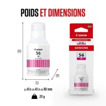 Bouteille d'encre - CANON - GI-56BK - Magenta - Compatibilité MAXIFY