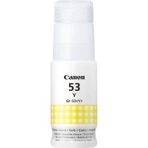 Bouteille d'encre - CANON - GI-53Y - Jaune - Compatibilité PIXMA G650