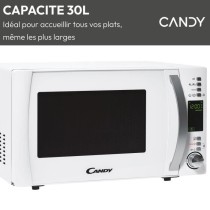 Micro-ondes Candy Essenza CMXW30DW 900W 30L Digital Blanc - Fonction D