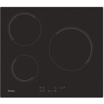 Plaque de cuisson vitrocéramique CANDY CH63CT - 3 foyers - Noir