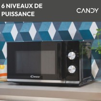 Micro-ondes Candy Moderna CMW20TNMB 700 W 20L Noir - Fonction Décong