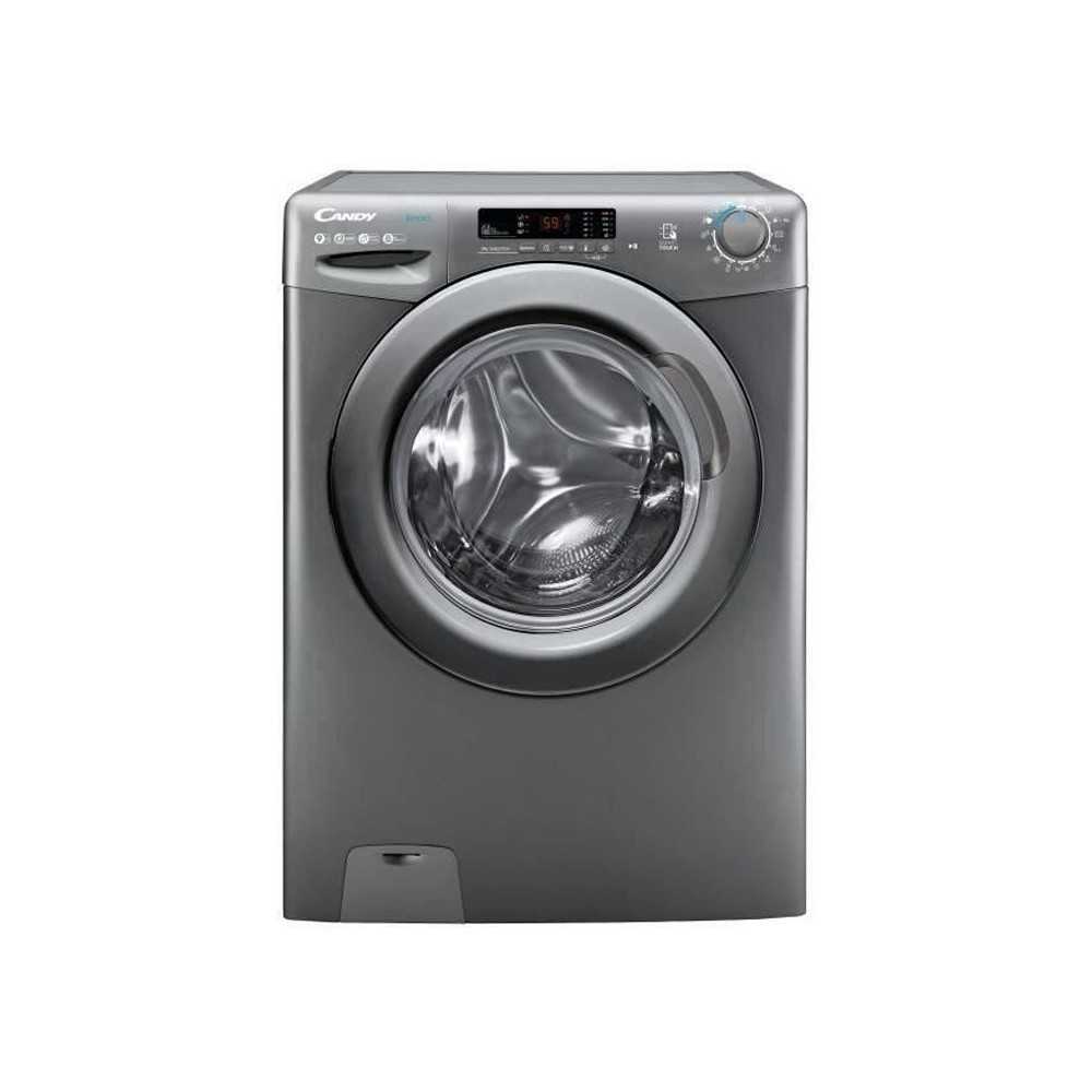 Lave-linge hublot CANDY CS1292DRRE/1-S - 9 kg - 1200 trs/min - Anthrac