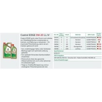 CASTROL EDGE 0W-20 LL IV 1L - huile moteur 0W20