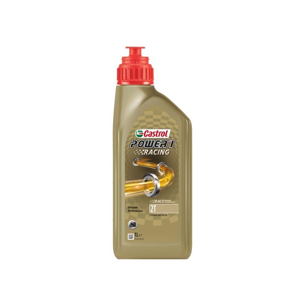 Huile moteur - CASTROL - Power1 Racing 2T - 1L