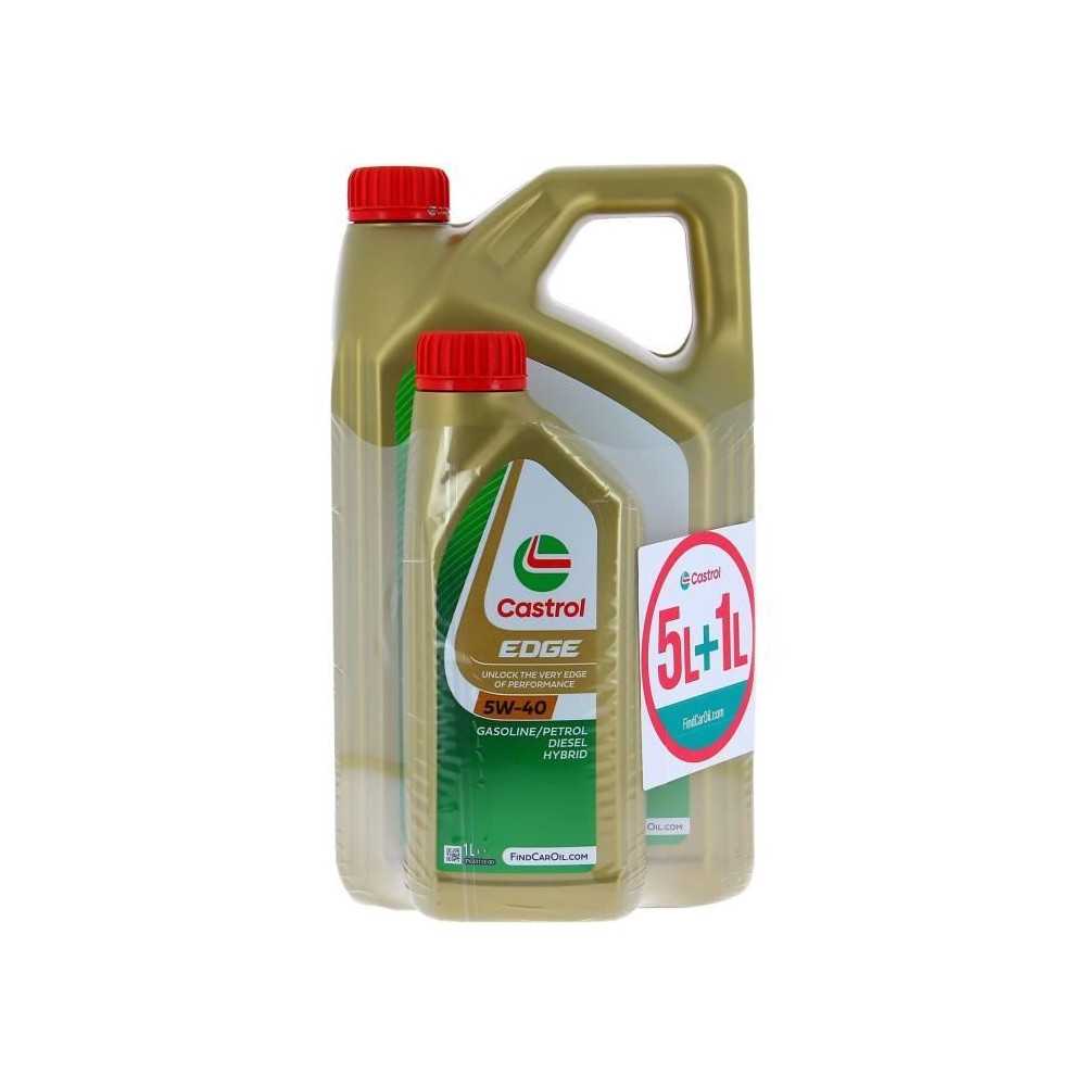 Huile Moteur - CASTROL EDGE - 5W-40 - 5L+1L - 057326