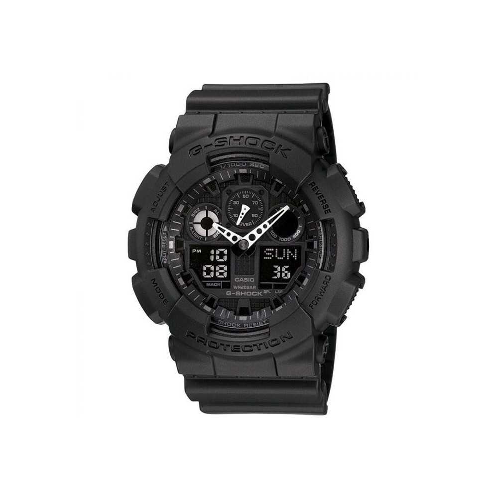 CASIO G-Shock Montre GA-100-1A1ER Quartz Chronographe