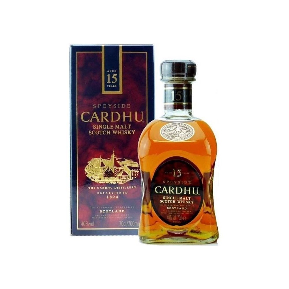 Cardhu - 15 ans - Speyside Single Malt Whisky - 40.0% Vol. - 70cl