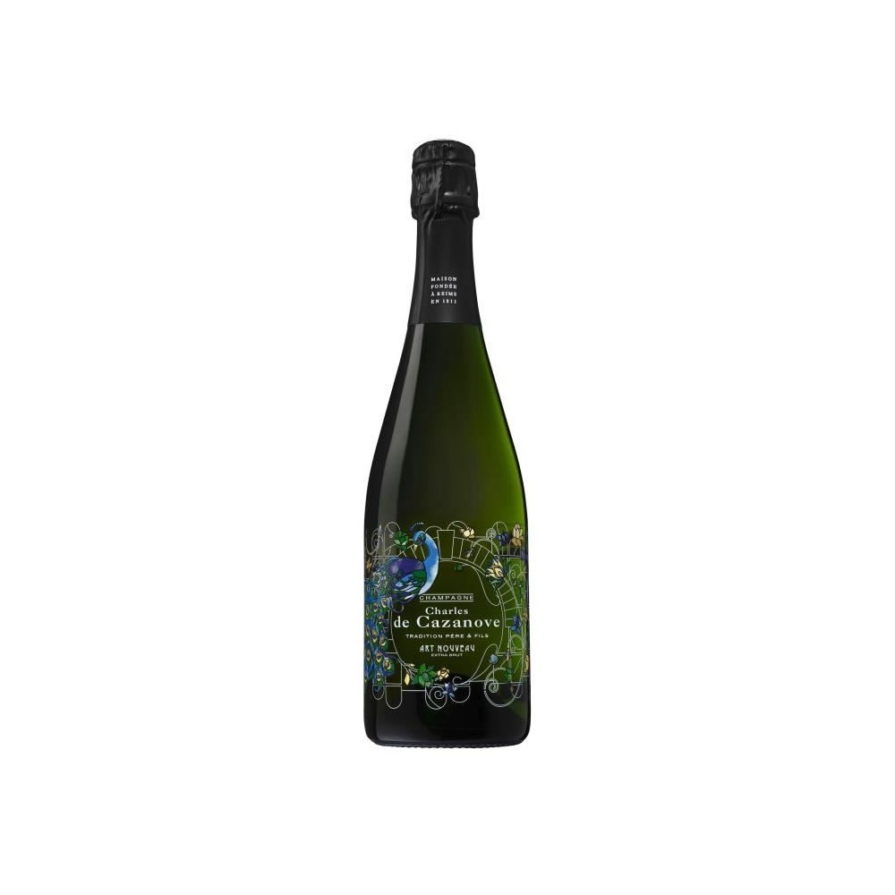 Champagne Charles de Cazanove Extra Brut Collection Art Nouveau