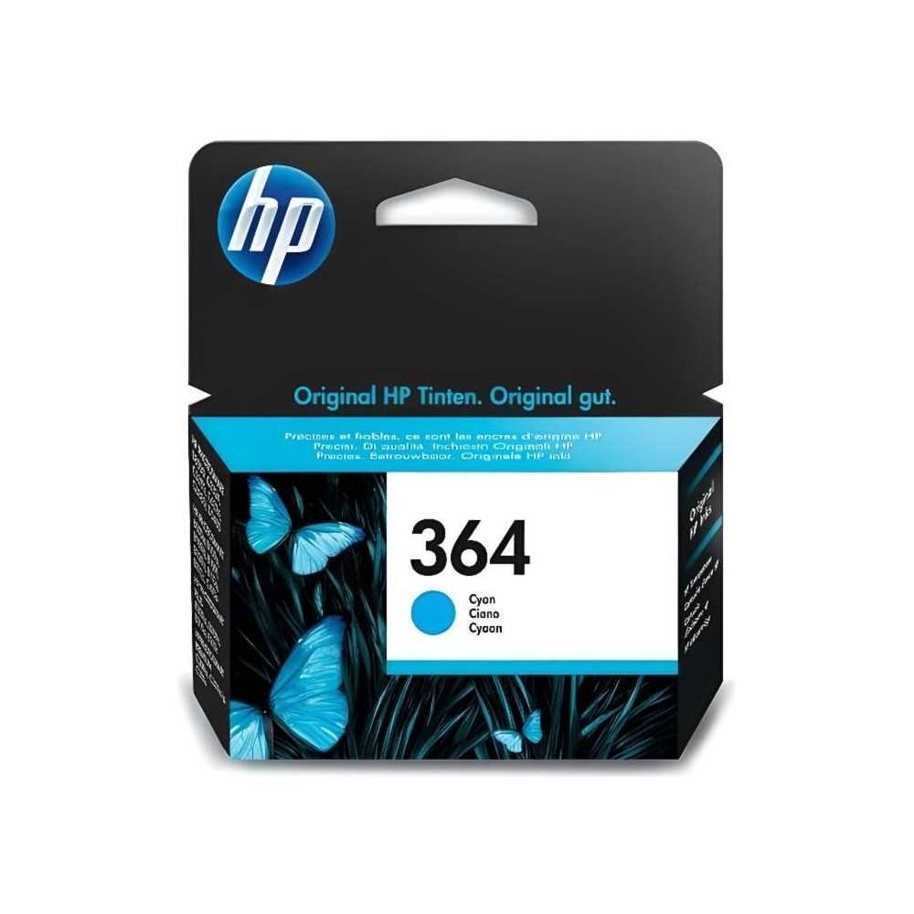 HP 364 Cartouche d'encre cyan authentique (CB318EE) pour HP DeskJet 30