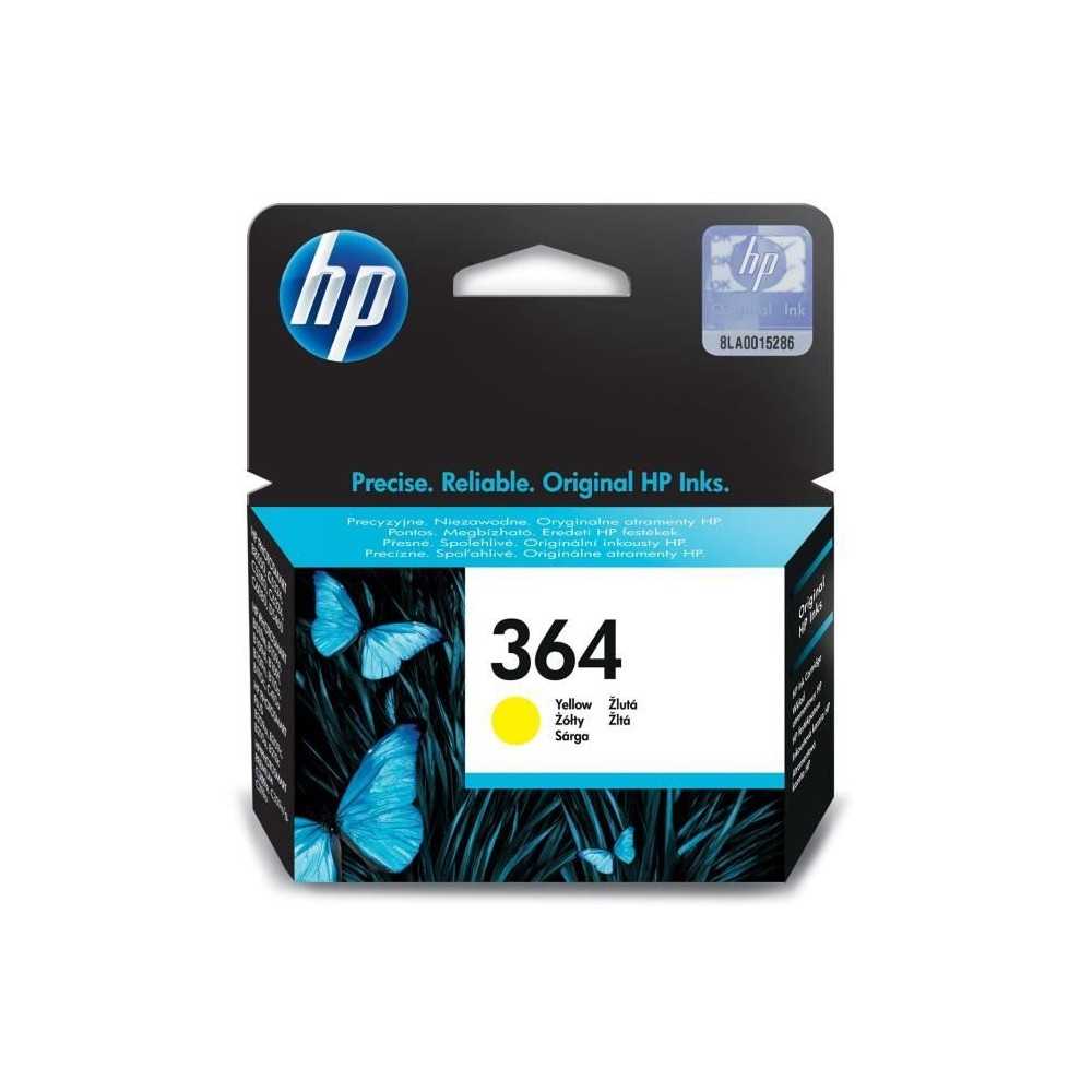 HP 364 Cartouche d'encre jaune authentique (CB320EE) pour HP DeskJet 3