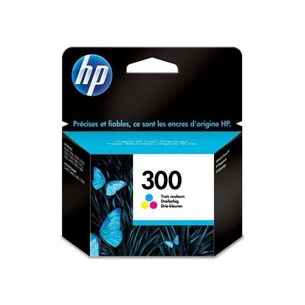 HP 300 Cartouche d'encre trois couleurs authentique (CC643EE) pour HP