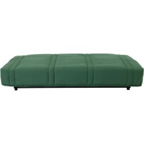 Clic clac 3 places LENA 20 - Tissu coton vert foret - Couchage 125x190