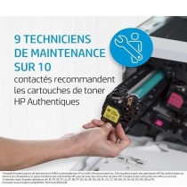 Cartouche de Toner HP 305A Cyan Authentique (CE411A) pour HP Color Las