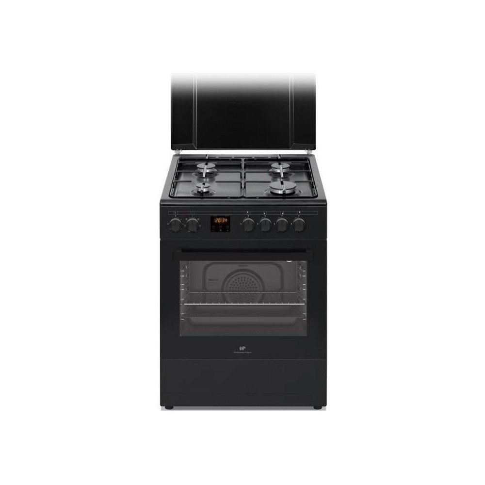 Cuisiniere gaz CONTINENTAL EDISON CECG60FCB1 - 4 feux - L59,8 x P61 xH