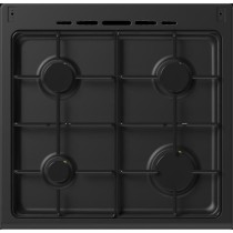 Cuisiniere gaz CONTINENTAL EDISON CECG60FCB1 - 4 feux - L59,8 x P61 xH