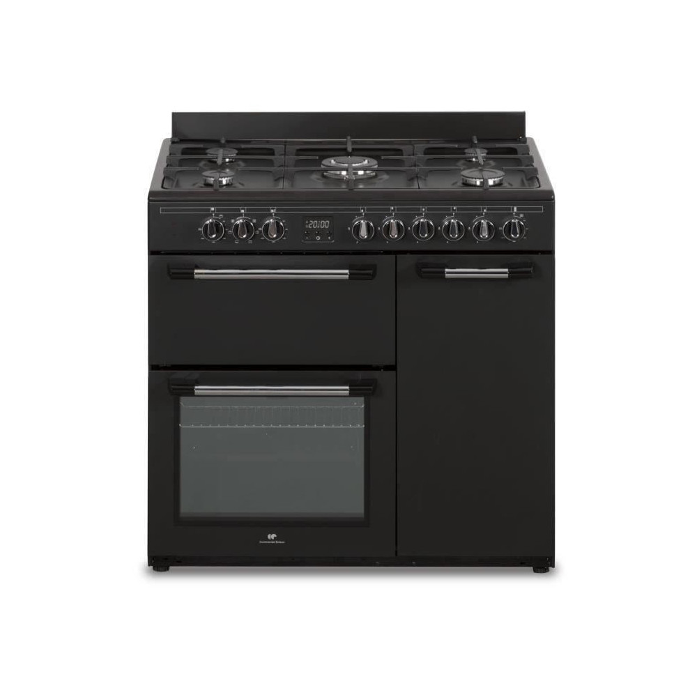 Cuisiniere piano gaz 3 fours électriques CONTINENTAL EDISON CECP903FB