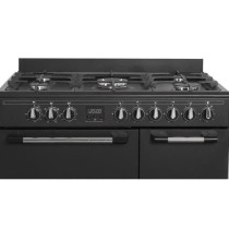 Cuisiniere piano gaz 3 fours électriques CONTINENTAL EDISON CECP903FB