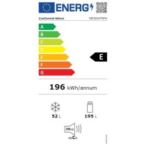 Réfrigérateur congélateur haut   - 247L - Total No Frost - Blanc -