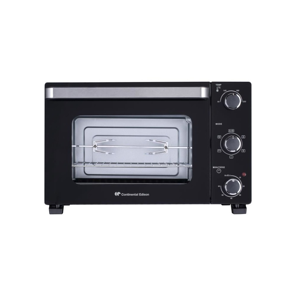 CONTINENTAL EDISON CEMF46B3 - Minifour électrique 46L noir - 1800W -