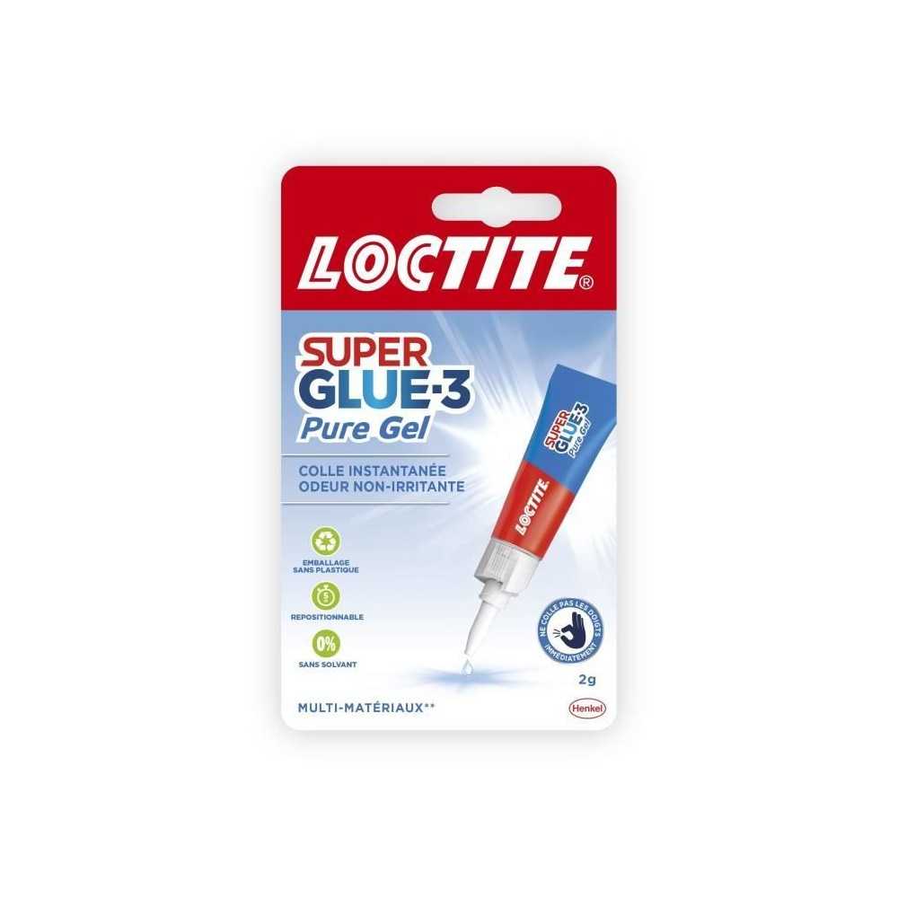 Colle cyanocrylate - LOCTITE - SUPERGLUE-3P - Pure Gel - Tube 2g