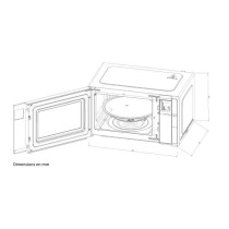 Micro-ondes - CONTINENTAL EDISON - CEMO23B - Noir - 1280 W - L48 x H29