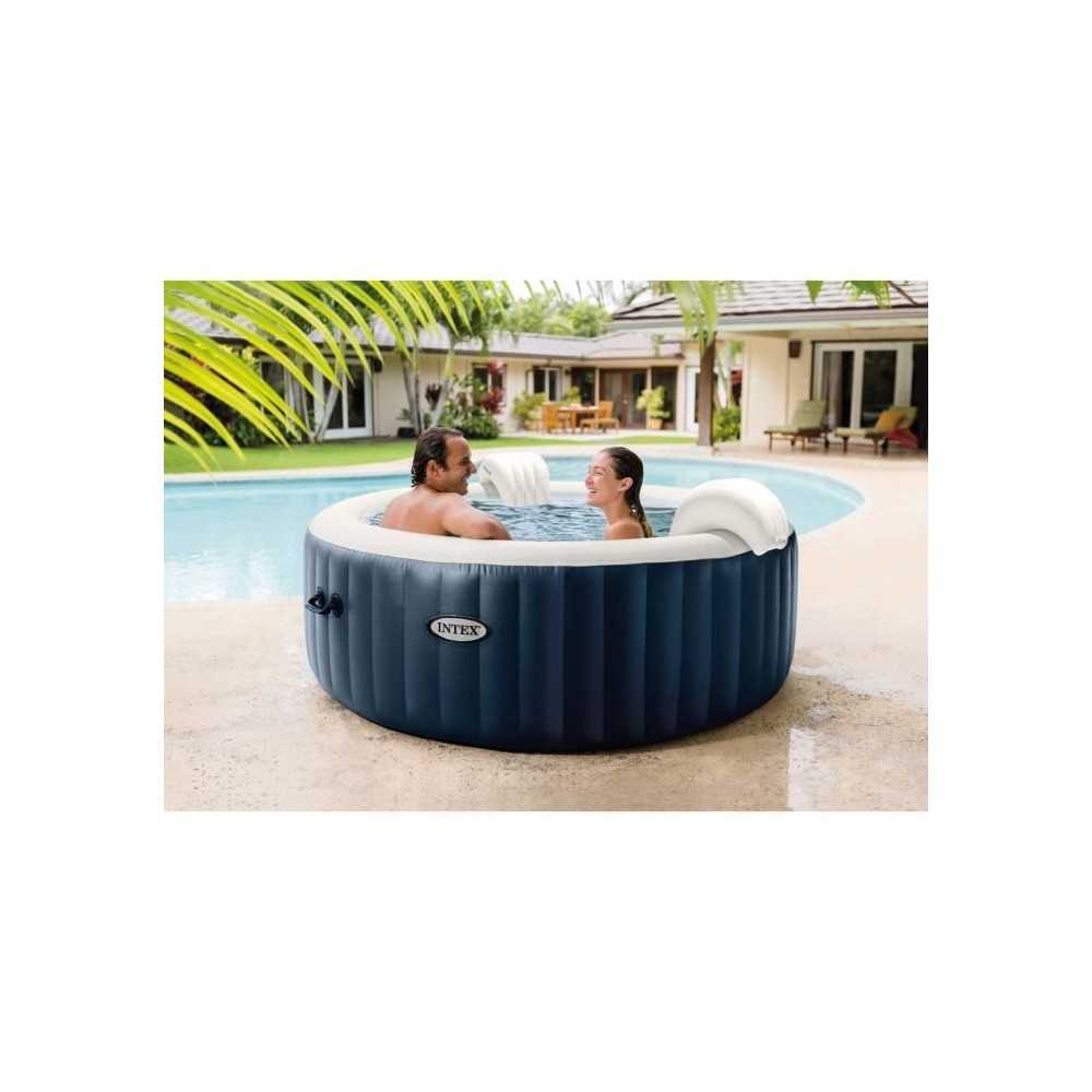 Spa gonflable INTEX - Blue Navy - 196 x 71 cm - 4 places - Rond - 28430EX