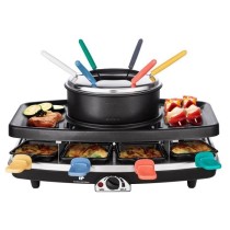 CONTINENTAL EDISON CERFG86B Appareil a raclette et fondue 8 personnes