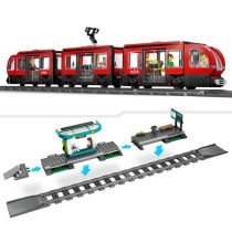 LEGO City 60423 Le tramway et la station du centre-ville, véhicule pour enfants des 7 ans