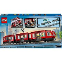 LEGO City 60423 Le tramway et la station du centre-ville, véhicule pour enfants des 7 ans