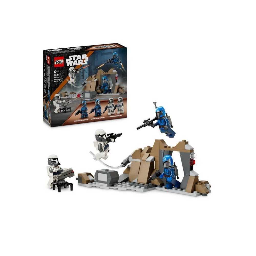 LEGO Star Wars 75373 Pack de combat de l'embuscade sur Mandalore - Jouet de construction