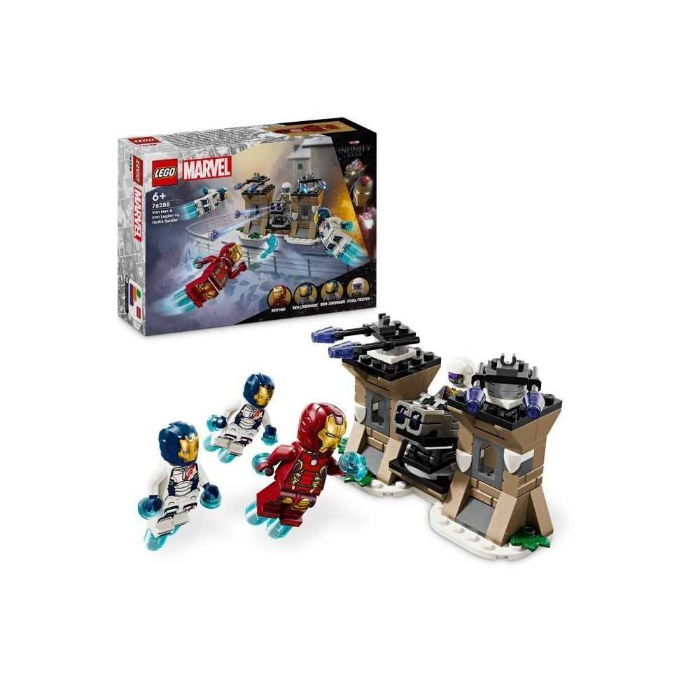 LEGO Marvel 76288 Iron Man et l'Iron Legion contre le soldat de l'Hydra, Set Avengers