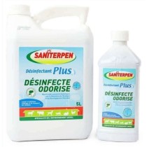 SANITERPEN - Désinfectant Plus Fraicheur Verte 5L. Bactéricide conce