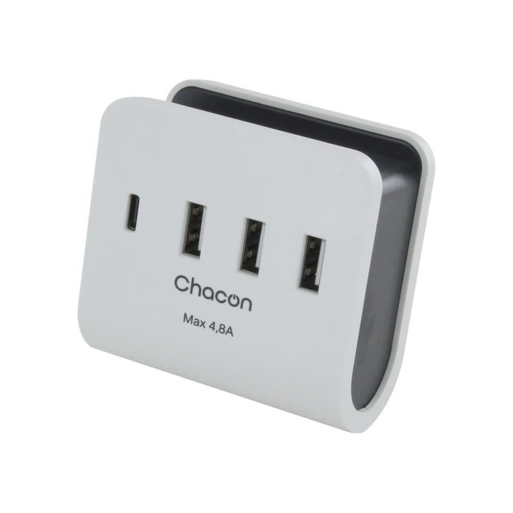 Chargeur secteur - CHACON - 40030 - 3 USB-A + 1 USB-C