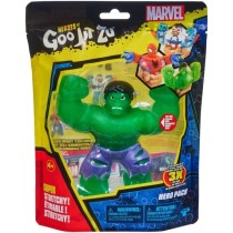 Figurine Hulk S3 - MOOSE TOYS - 11 cm - Goo Jit Zu Marvel - Vert et bleu