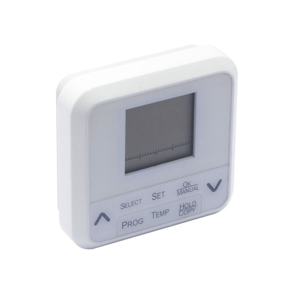 Thermostat digital - CHACON - 1150 W - 7 programmes - Blanc