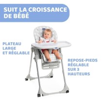 CHICCO - Chaise Haute Polly Easy Giraffe