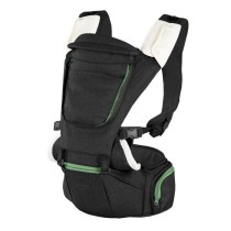 Porte-bébé ergonomique CHICCO - Hip Seat Pirate Black - Ventrale/dos