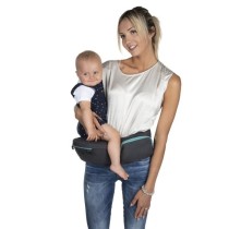 Porte-bébé ergonomique CHICCO - Hip Seat Pirate Black - Ventrale/dos