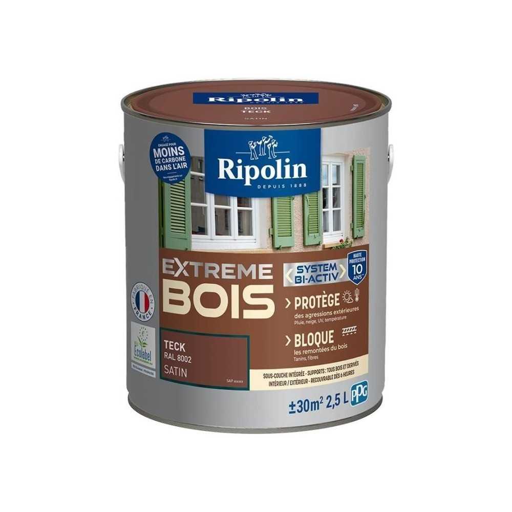 RIPOLIN PROTECTION EXTREME BOIS TECK Satin 2,5 L