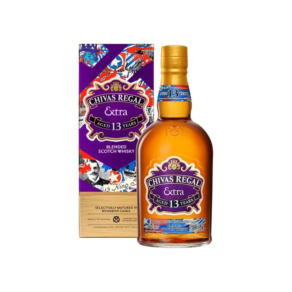 Chivas Regal - 13 ans - Bourbon finish Whisky Ecossais - 40,0% Vol. -