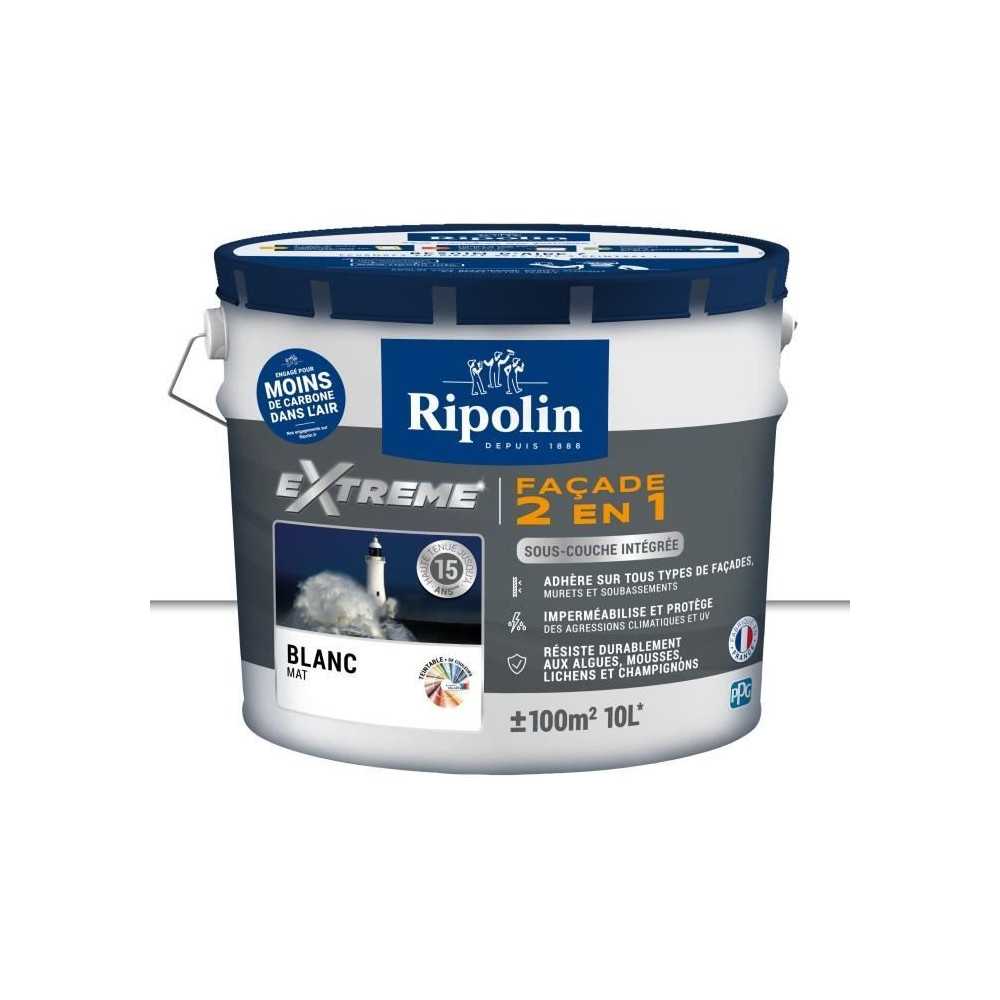 RIPOLIN PROTECTION EXTREME FACADE BLANC Mat 10 L